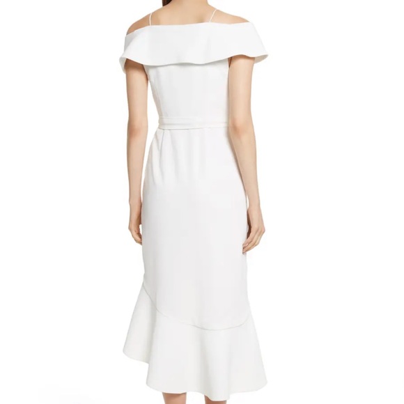 Alice + Olivia Josie Ruffle Wrap Dress - Picture 2 of 9